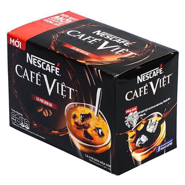 Nescafe Việt Cà Phê Đen Đá - 240g