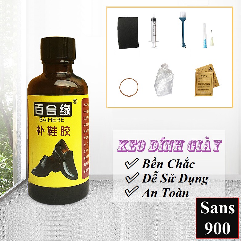 Keo Dán Giày Keo Dính Đồ Da Tiện Dụng Sans900