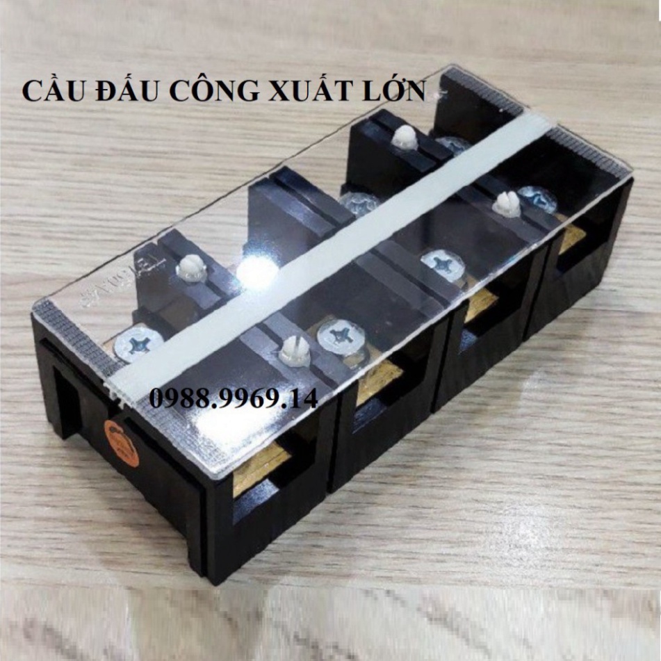 CẦU ĐẤU CÔNG XUẤT LỚN 60A-100A CẦU ĐẤU KHỐI Domino Terminal