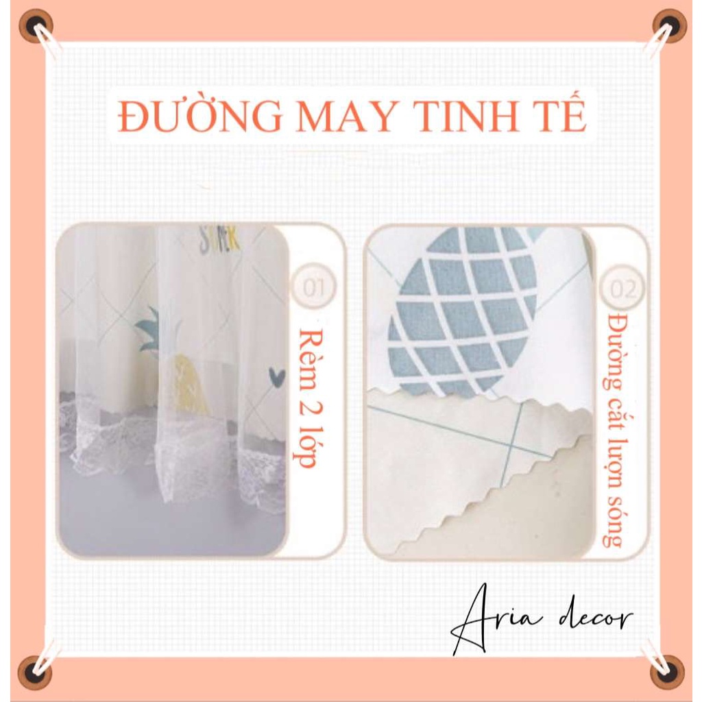 ❤️FREE SHIP❤️Rèm cửa sổ - phòng ngủ dán tường, rèm chống nắng may sẵn treo không cần khoan đục