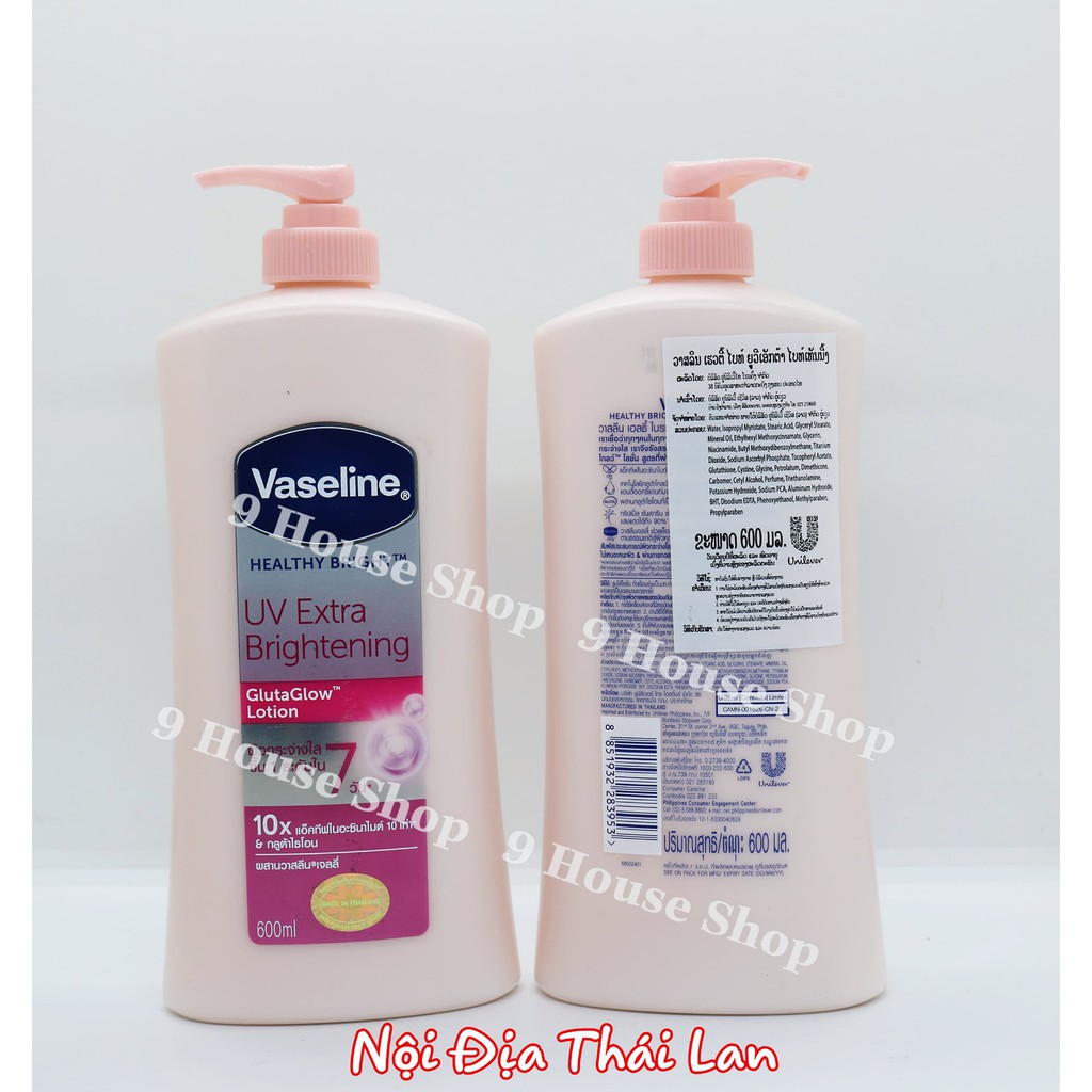 (570ml) 01 Chai Dưỡng Thể Vaseline UV Lightening Thái Lan