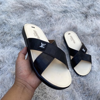 Dép lê nam nữ LV thời trang kiểu unisex đế cứng quai  bền đẹp chắc chắn kiểu dáng thể thao giá tốt quà tặng dễ thương