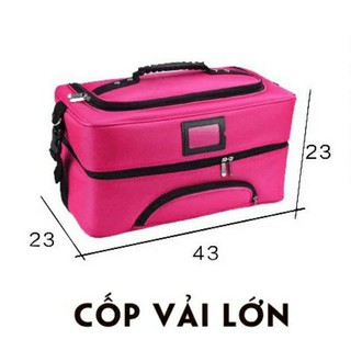 Cốp trang điểm Vải lớn Nail,mi,phun xăm