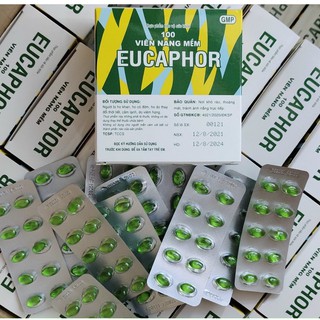 Viên uống giảm ho EUCAPHOR vỉ 100 viên nang mềm