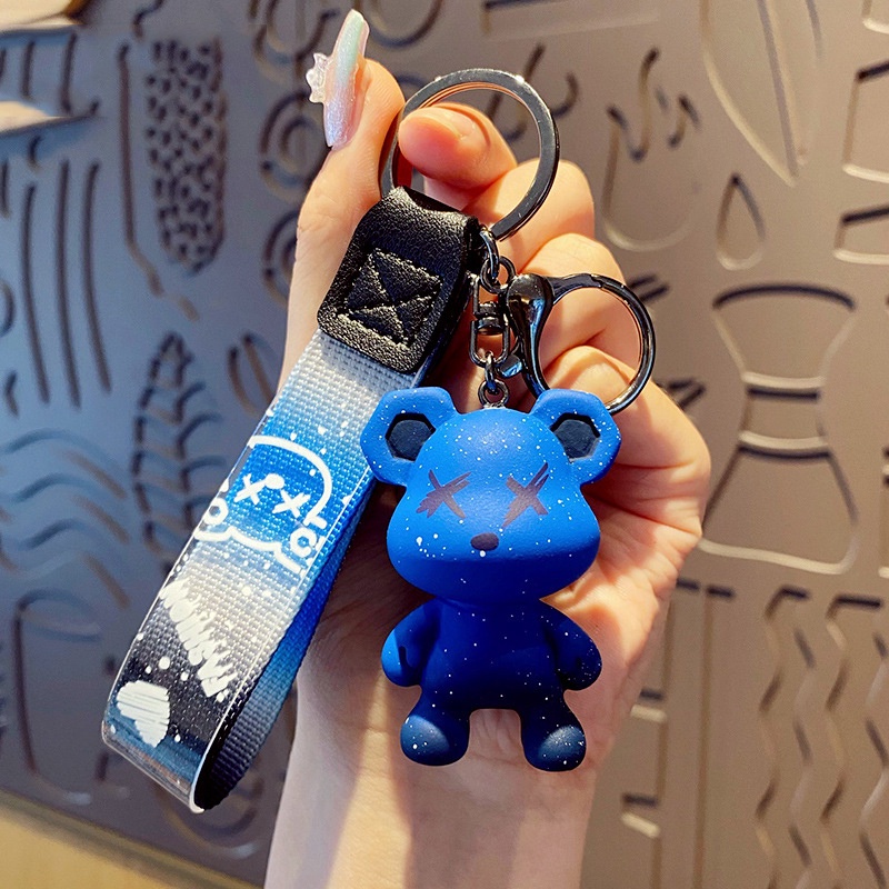 Móc khóa Mickey x Kaws cute dùng móc cặp, balo, túi xách chất liệu PVC nhiều màu sắc - Ráp