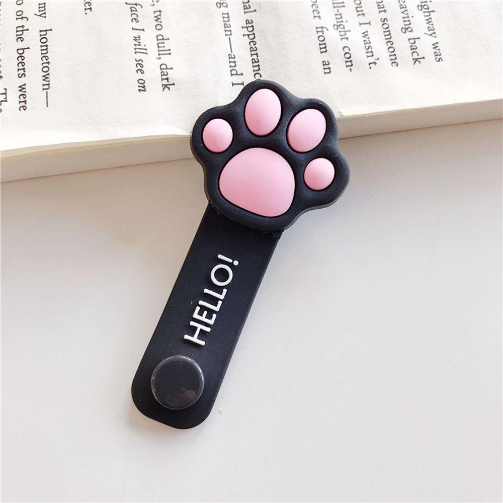 Dây silicon quấn cáp truyền dữ liệu USB tai nghe hình hoa cúc trái cây