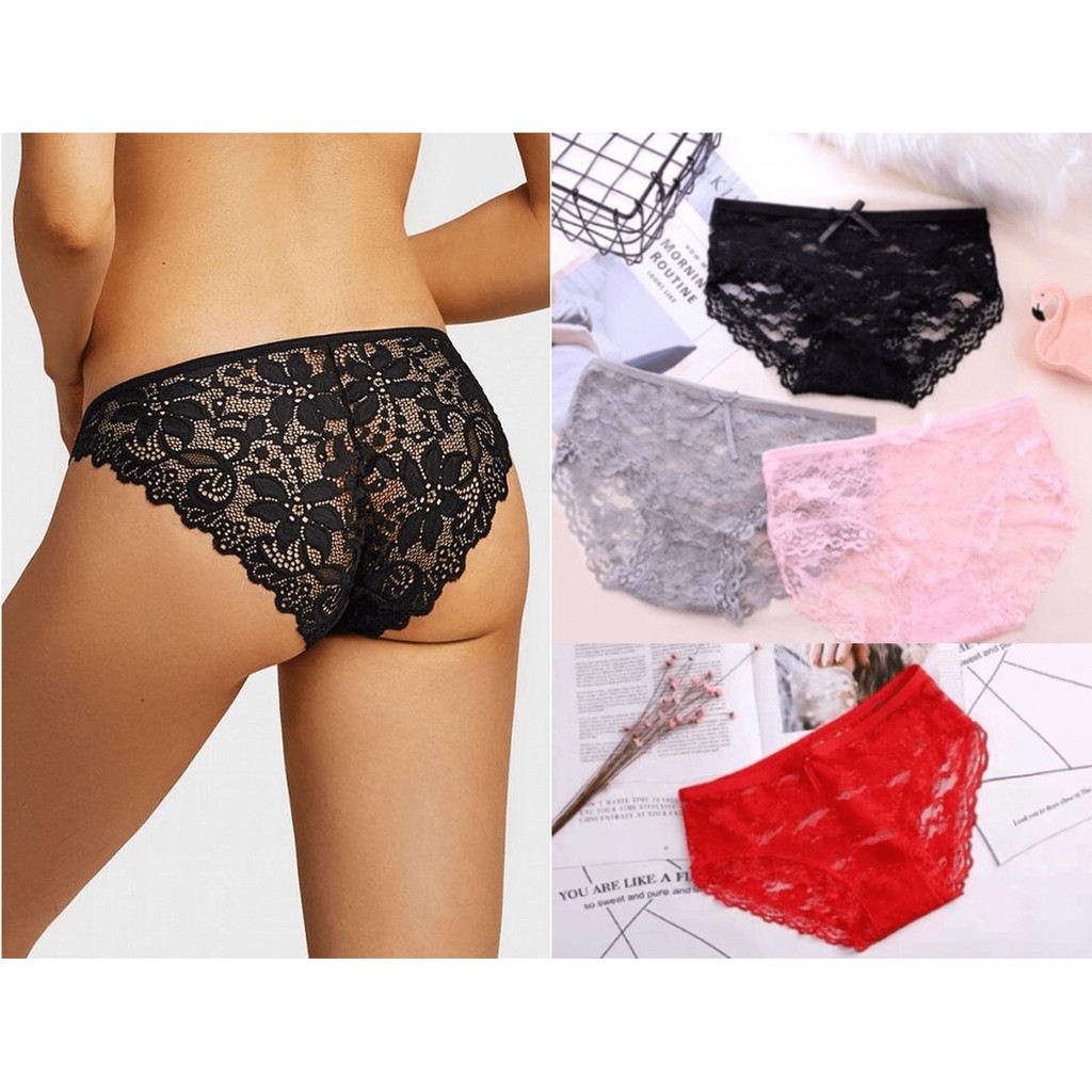 Set 5 Chiếc Quần Lót Ren Sexy Cho Bạn Nữ Thêm Quyến Rũ