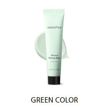 (Hàng Mới Về) Kem Lót Trang Điểm Khoáng Chất Innisfree 40ml //innisfree Mineral Make Up Base 3 Type