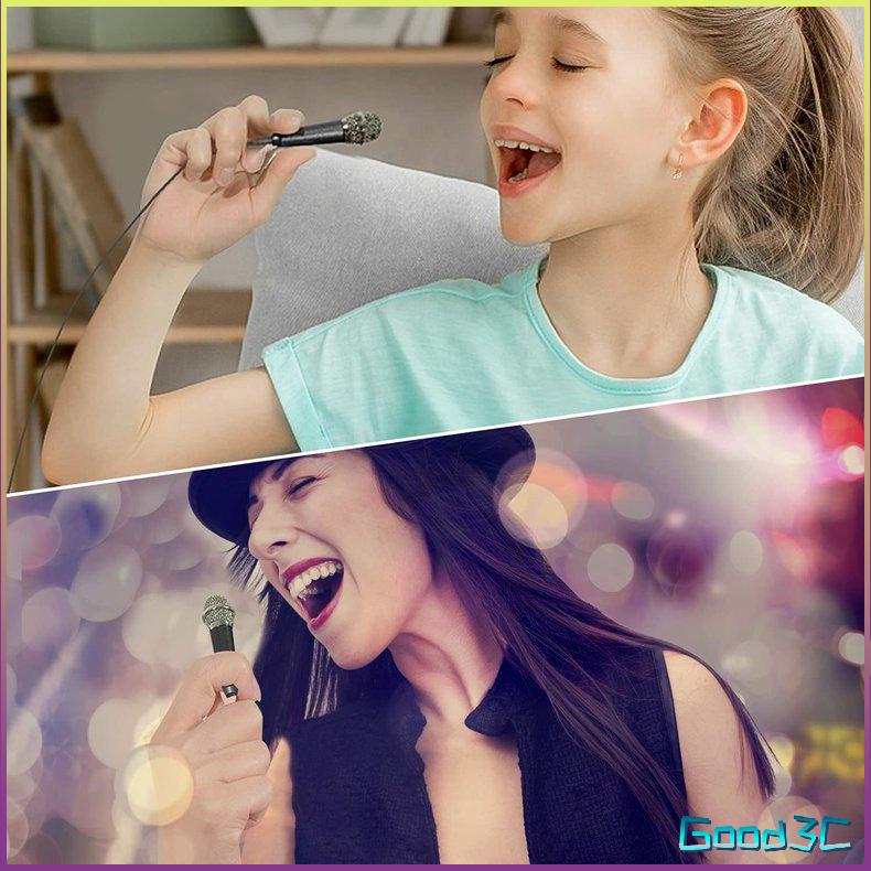 3.5mm Stereo Studio Mic KTV Karaoke Mini Microphone cho Điện thoại Thông minh Máy tính xách tay