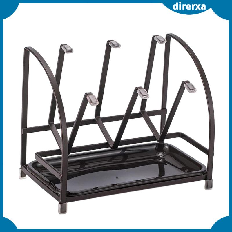 Giá Đỡ Phơi Khô Cốc Chống Trượt Có Khay Phơi Khô Phong Cách Dành Cho Nhà Bếp Gia Đình