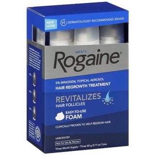 THUỐC MỌC TÓC DẠNG BỌT DÀNH CHO NAM MEN’S ROGAINE EXTRA STRENGTH (hàng USA)