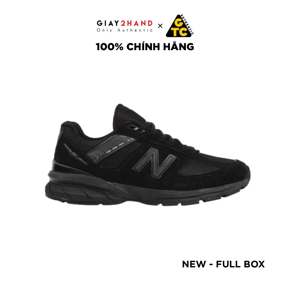 (AUTHENTIC 100%) Giày Sneaker Thể Thao Auth New Balance 990v5 'Black' M990BB5 Chính Hãng 100%