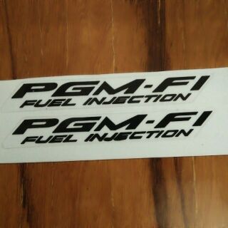 Bộ tem chữ PGM Fi màu đen