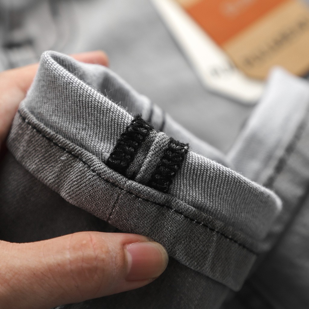 Quần Jean Nam PB xám khói (Form Slimfit,chất vải co dãn,ống quần 15-18cm,hàng VNXK) JPB2029 | BigBuy360 - bigbuy360.vn