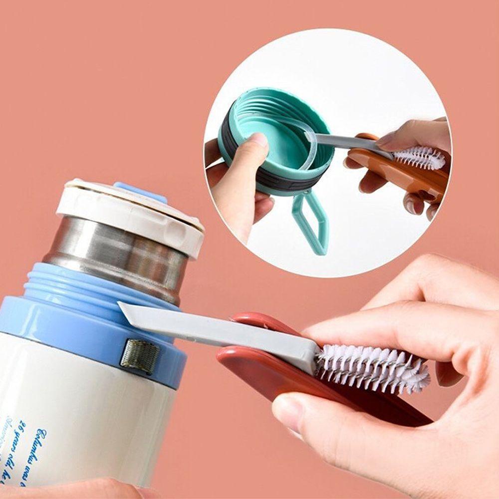 Cọ Vệ Sinh Bình Sữa Có Nắp Đậy Siêu Bền Thiết Kế Nhỏ Gọn Tiện Dụng