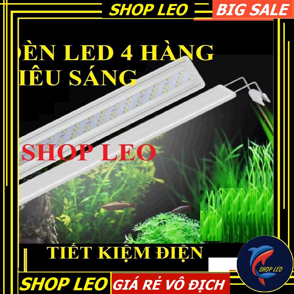 Đèn led thủy sinh 4 hàng led - đèn led thủy sinh siêu sáng - đèn hồ cá - Đèn bể cá giá rẻ
