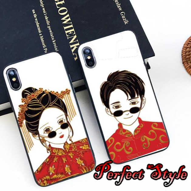 Ốp đôi cute full các dòng máy iphone / xiaomi / oppo / samsung / realme / huawei ...