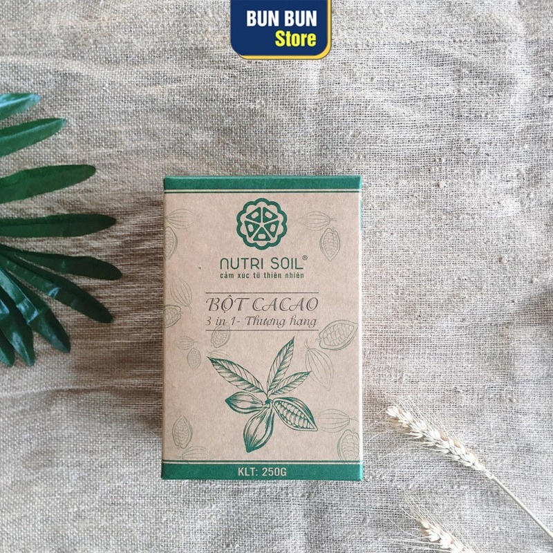 Bột cacao nguyên chất daklak – Cacao chuẩn loại 1 - Thương hiệu TOP 3 Việt Nam – 3 Không đường, phẩm màu, chất bảo quản.