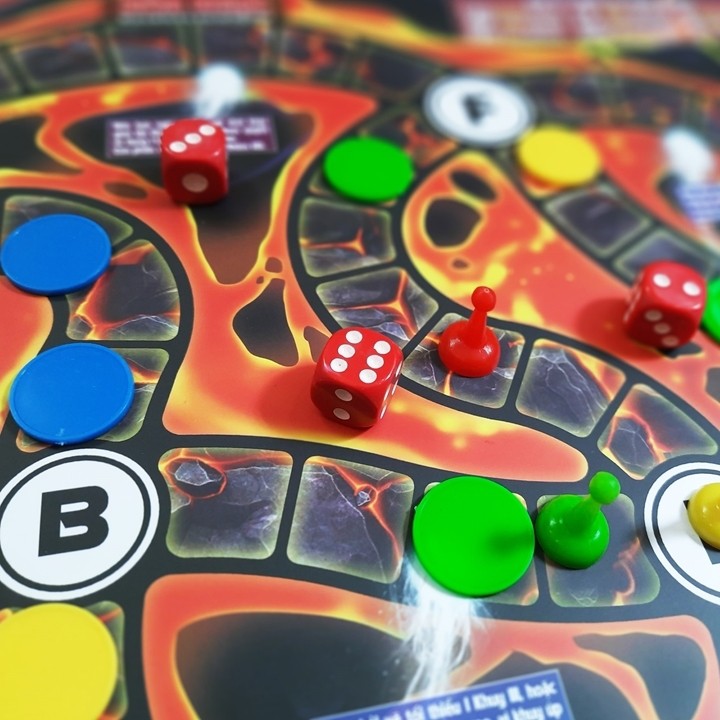 Boardgame-Đi tìm kho báu Mini 4 Foxi-trò chơi phát triển khả năng nhớ-suy luận-phán đoán logic