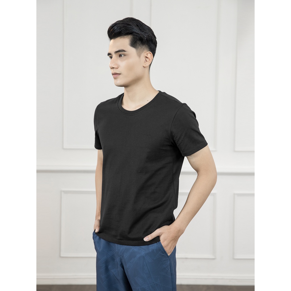 Áo thun nam ngắn tay ARISTINO ATS018S1 dáng suông nhẹ reguler fit chất liệu cotton cao cấp
