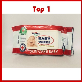 Khăn giấy ướt baby wipes không mùi hương loại 80gr