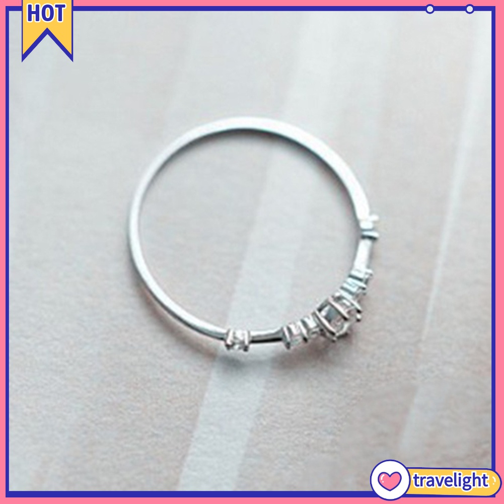 Nhẫn Đính Hôn Đính Đá Lấp Lánh K1