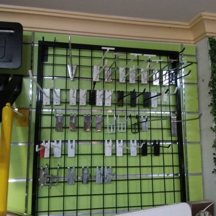 Khung sắt lưới ô vuông treo phụ kiện shop, trang trí, khung lưới móc cài. Lưới sắt decor nhà cửa, phòng. VNS-013