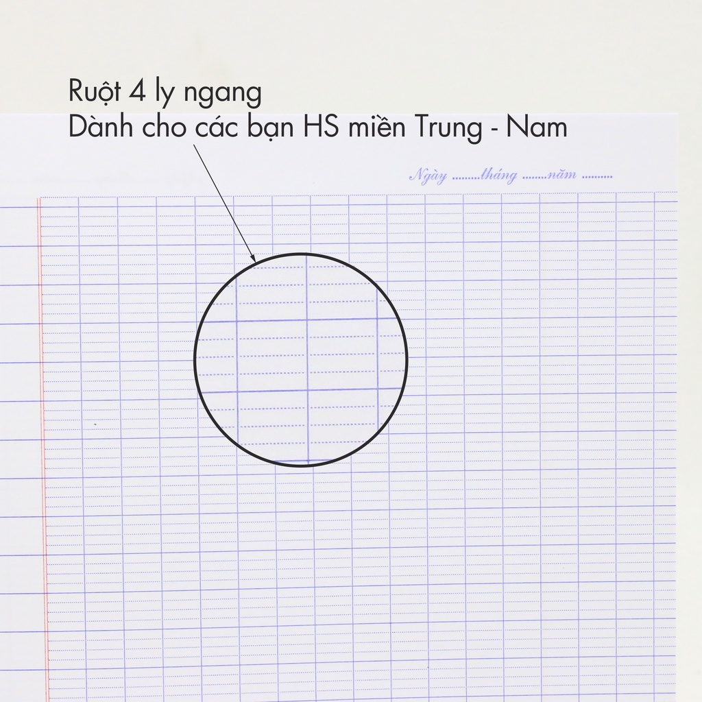 Vở 4 ly ngang 96 trang Class Heo Boo - 0446 | Dành cho học sinh khu vực miền Trung - miền Nam