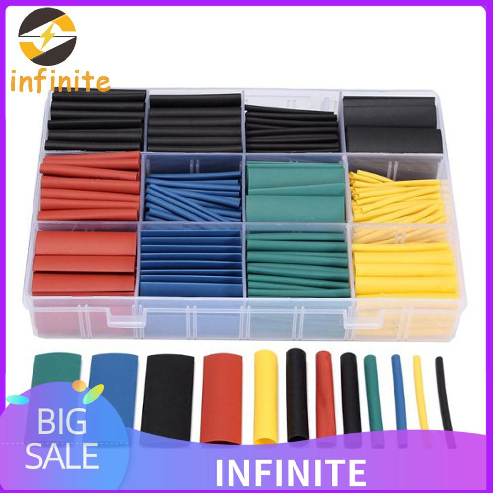 Bộ 530 ống co nhiệt nhiều kích cỡ❣