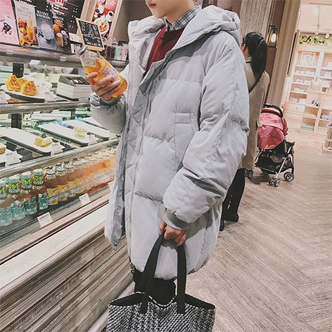 Áo phao nam dáng dài có mũ fom rộng thời trang hàn quốc trẻ trung