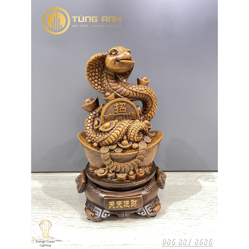 Tượng Con Rắn  -  Mang Lại Nhiều May Mắn Trong Cuộc Sống Và Công Việc Luôn Được Thuận Lợi , Suôn Sẻ