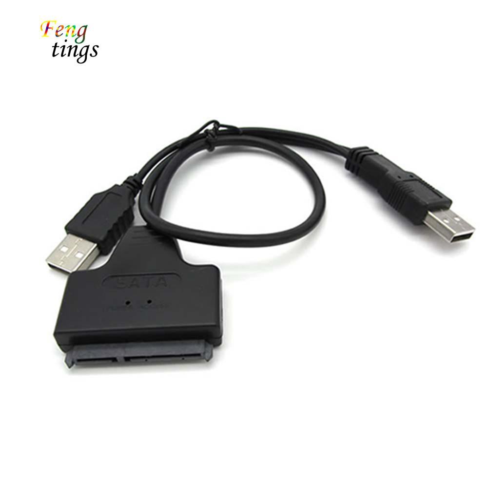 Dây Cáp Chuyển Đổi Usb 2.0 Sang Sata 22 Chân Cho Ổ Cứng Hdd Laptop 2.5 Inch