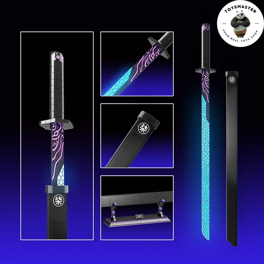 Đồ Chơi Lắp Ráp Xếp Hình Mô Hình Kiếm Dạ Quang Magic Knife Thousand Blade SCISSOR SEVEN Model NO.720 Với 836 Mảnh Ghép