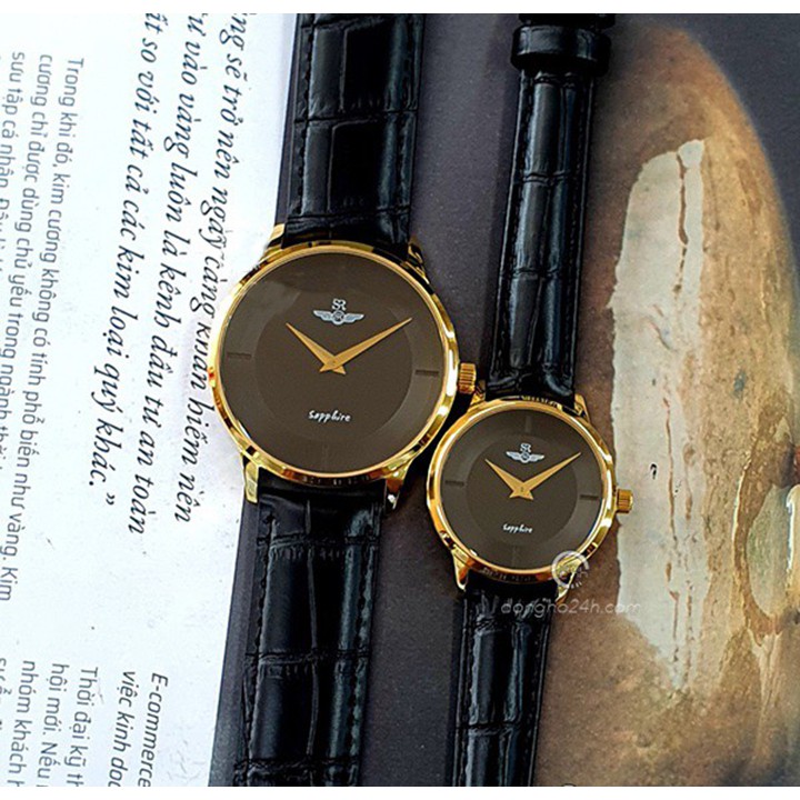 Đồng hồ đôi SRWATCH SG3004.4601CV - SL3004.4601CV mặt kính Sapphire lịch lãm sang tr