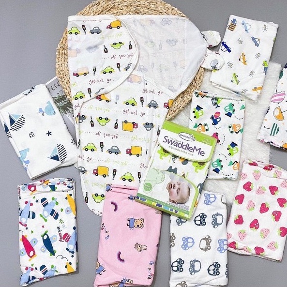 Chăn Ủ Kén Summer Infant SwaddleMe cotton Cho Bé