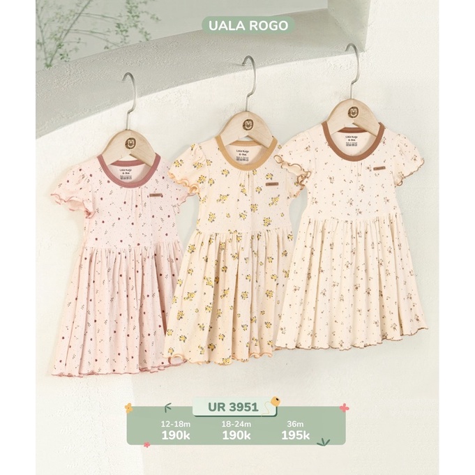 Đầm váy bé gái uala rogo
