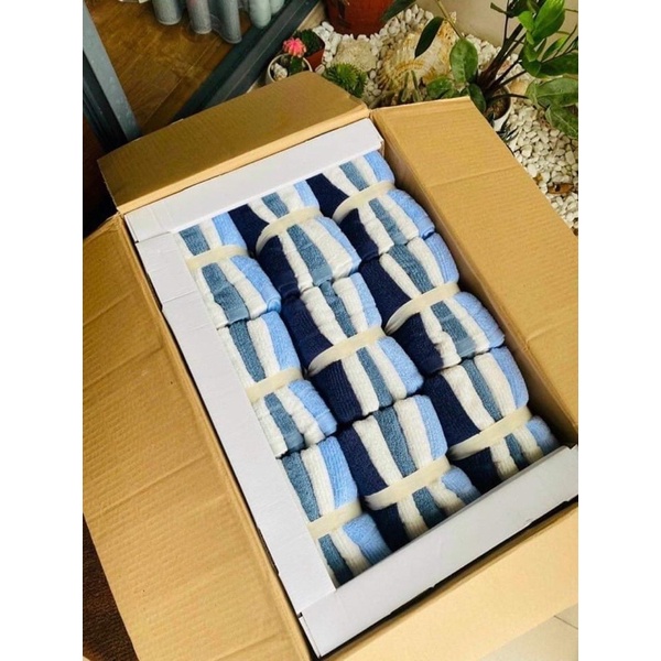 Set 5 khăn mặt xuất Hàn mềm mại kích thước 40x80cm