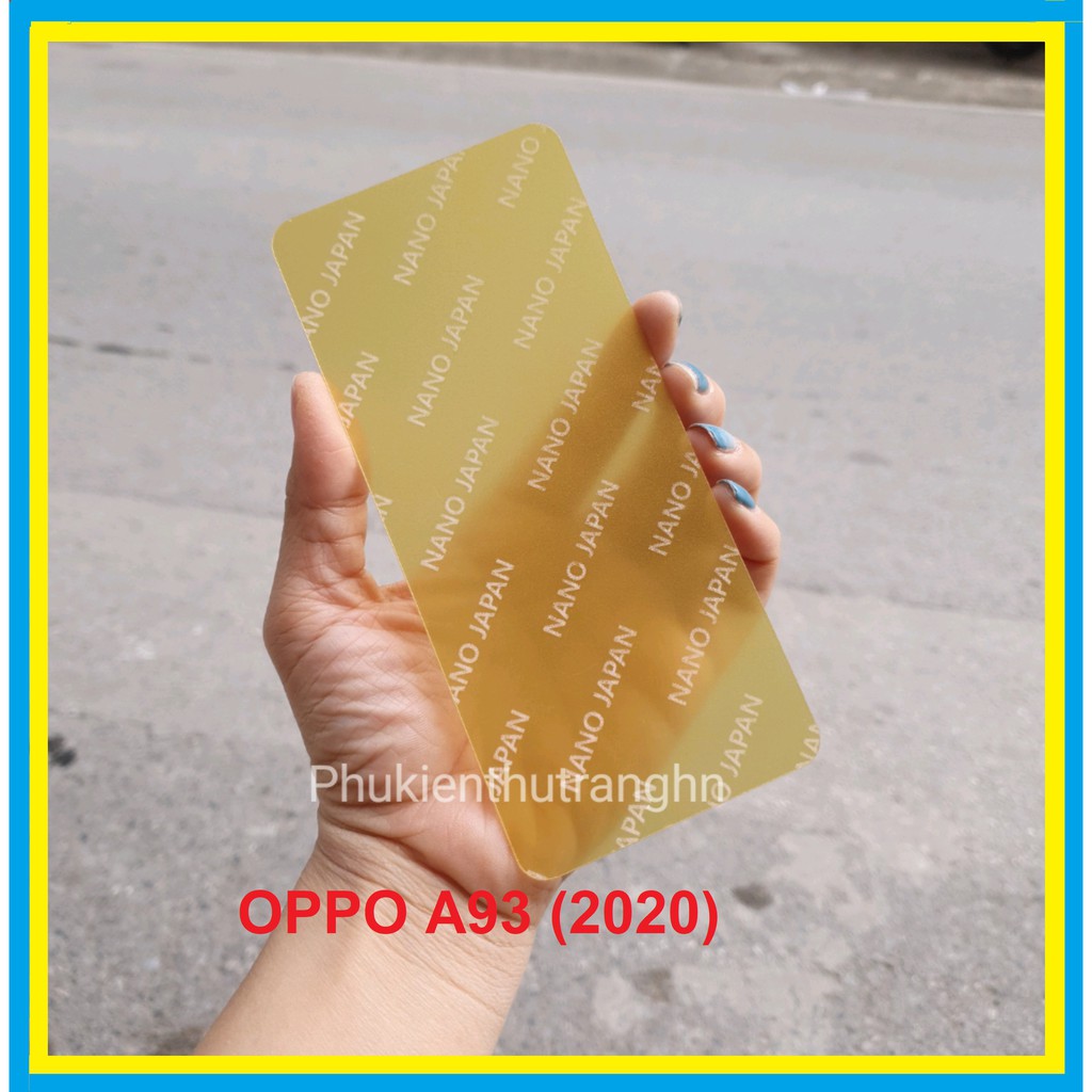 A93 (2020) - Cường lực dẻo nano siêu bền chống vỡ, sứt mẻ cạnh cho OPPO A93 (2020) full màn 98%
