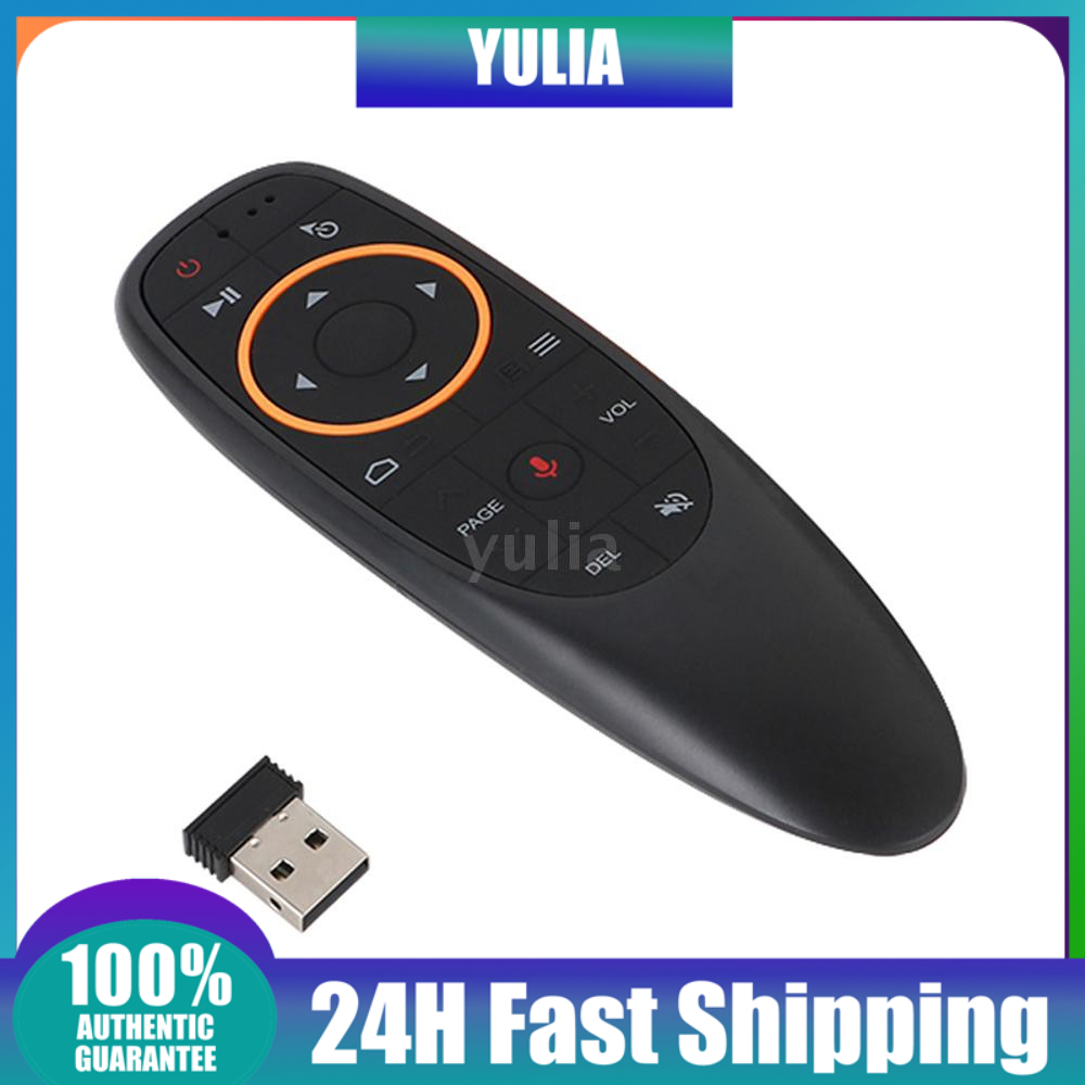 Điều khiển bằng giọng nói G10 2.4Ghz với đầu nhận USB cho Android TV Box PC Laptop Note
