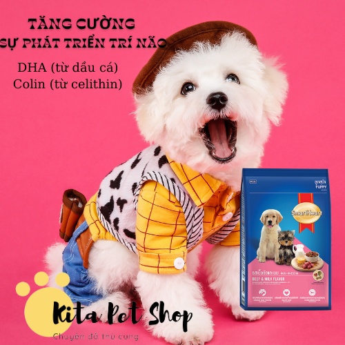 Thức Ăn Cho Chó Gói 400gr Chó Con Chó Trưởng Thành Chó Lớn Ganador - FIB's- Smartheart - adult - puppy