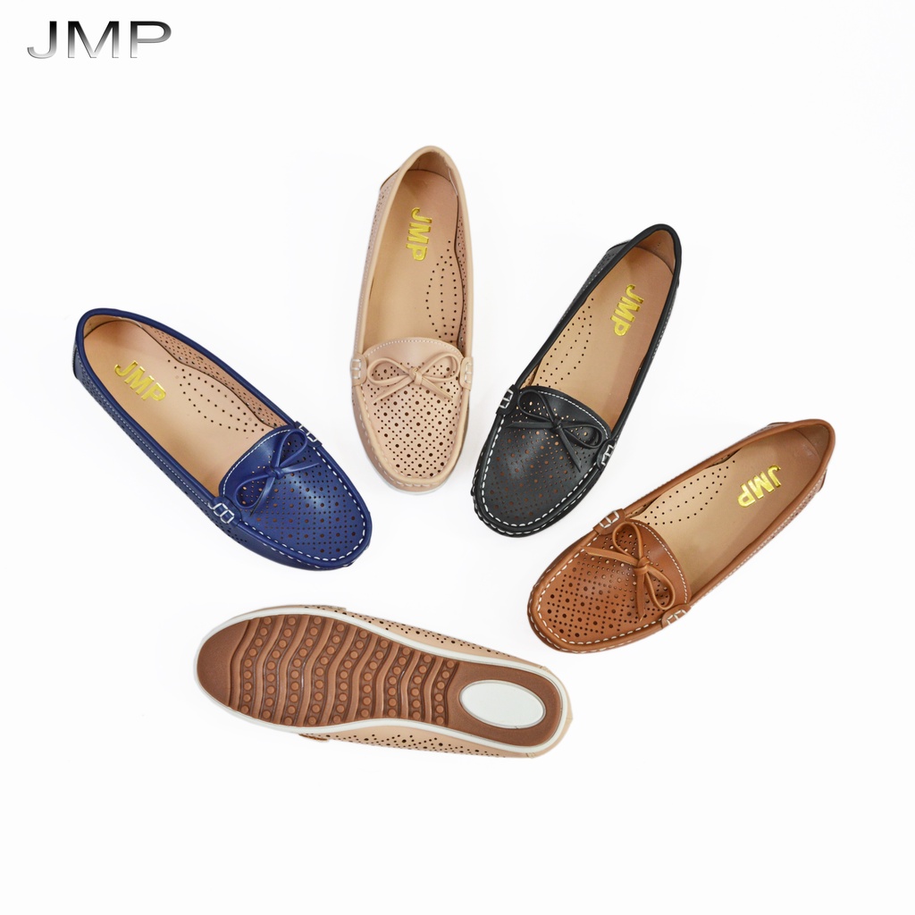 JMP - GIÀY BÚP BÊ MỌI BẮN LAZER ĐÍNH NƠ THỜI TRANG B34