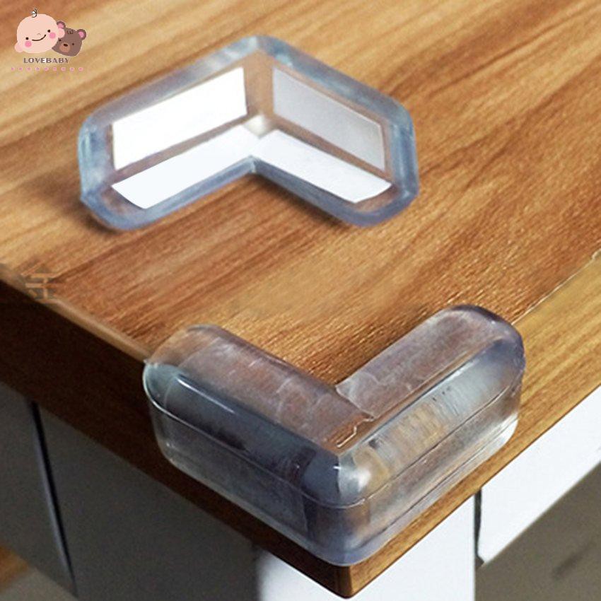 Set 4 miếng đệm gắn góc bàn bảo vệ an toàn cho trẻ em