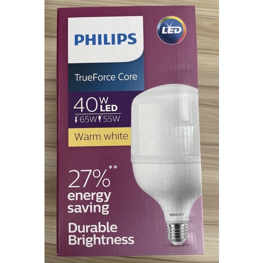 Bóng led búp 40w philips , cam kết hàng chính hãng , bảo hành đổi mới 2 năm.