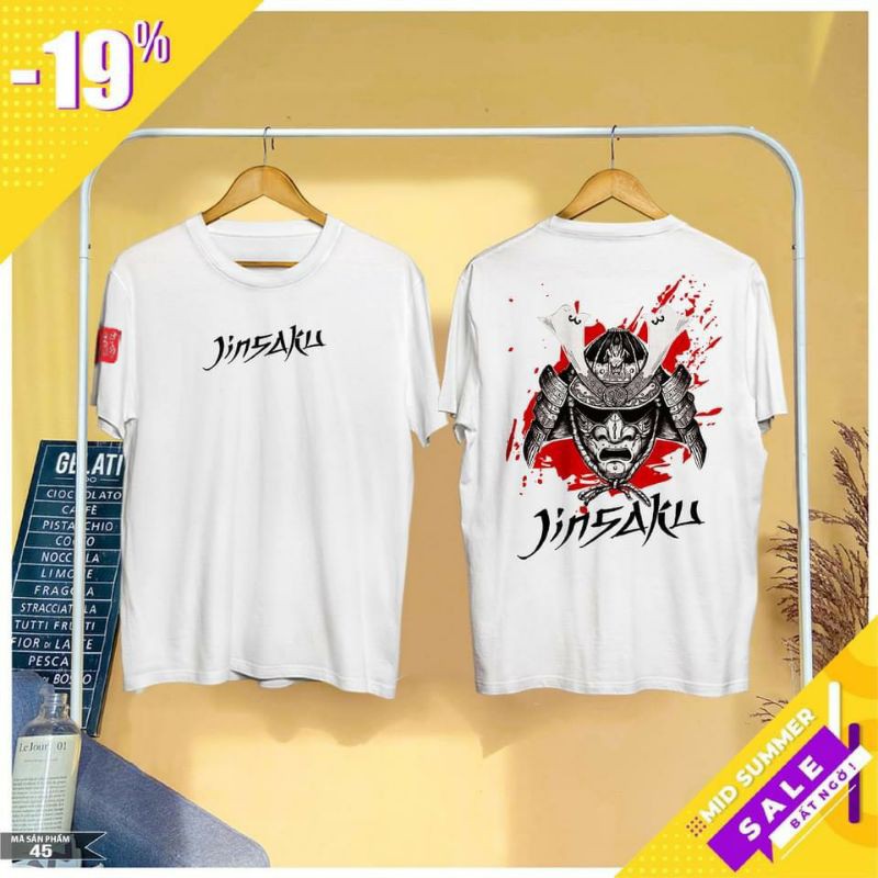 Áo thun áo giáp chiến binh samurai