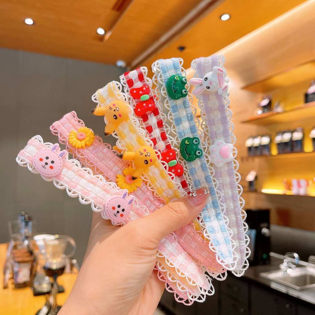 Kẹp Tóc Nơ Có Khóa Dán Dành Cho Trẻ Em 2022