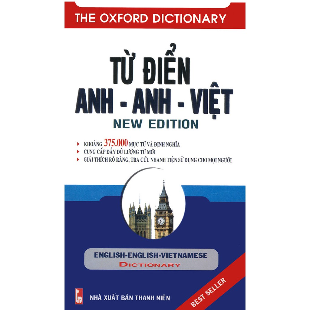 Sách - Từ điển Anh - Anh - Việt (375.000 từ)