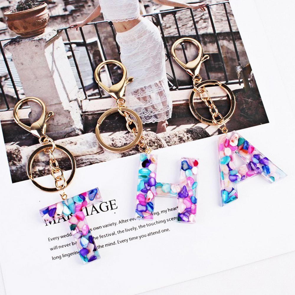 Móc Khóa Hình 26 Chữ Cái Thời Trang Sang Trọng