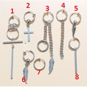 Bông Tai Kiểu Dáng Idol Kpop Hip HOp