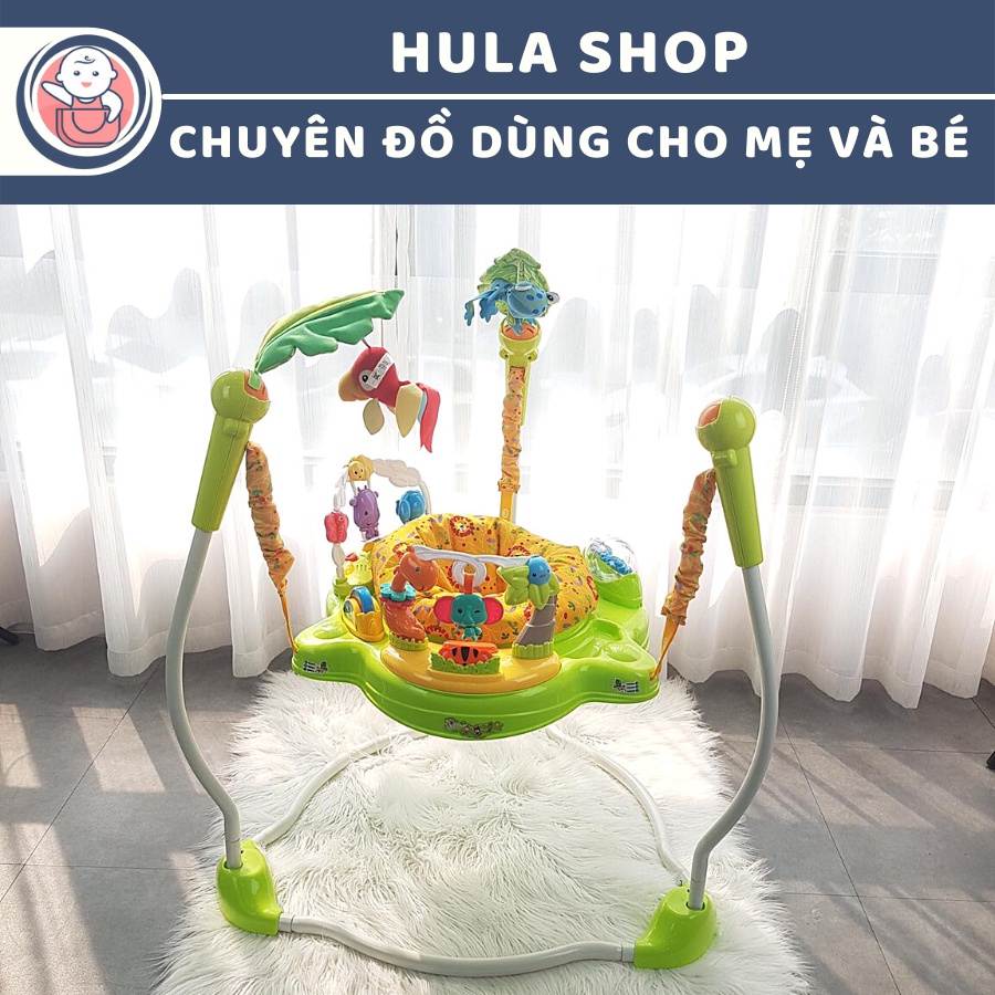 Ghế nhún tập đứng có đèn nhạc iBaby