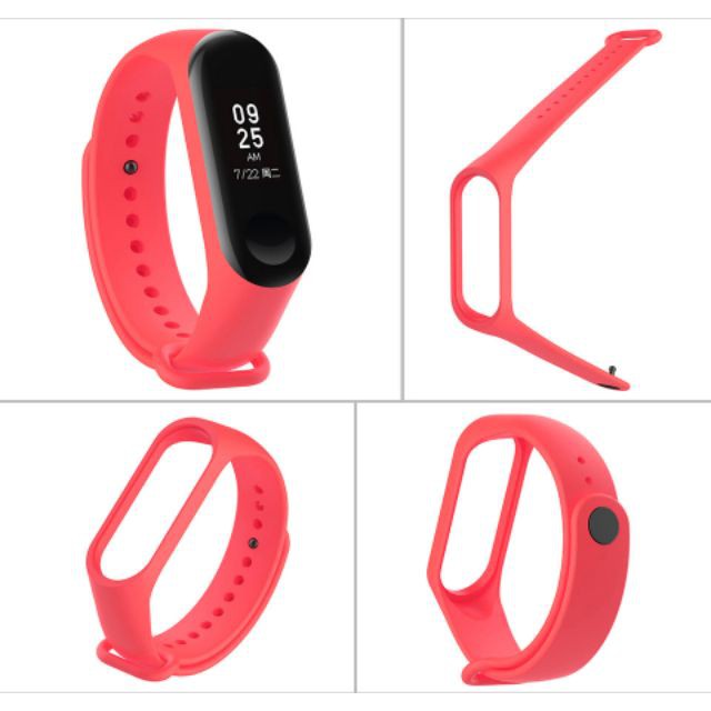 Dây Đeo Cao Su Thay Thế Cho Xiaomi Miband 3/4/5 Chất Lượng Cao